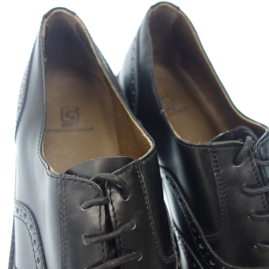 Very good condition ◆ Gentle leather shoes wing tip men's 26.5cm black GENTLE [AFC22] 