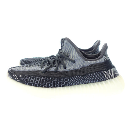 美品◆アディダス イージーブースト レースアップスニーカー 350V2 FZ5000 メンズ ブラック系 サイズ25.5cm adidas YEEZY BOOST【AFC43】