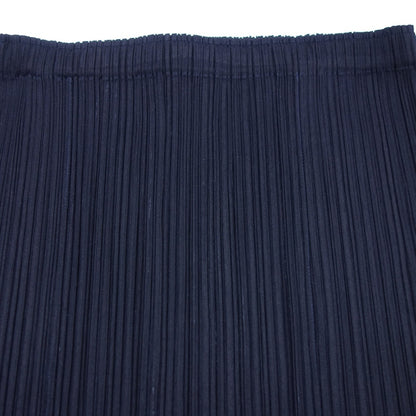 Good condition ◆ Pleats Please Issey Miyake Skirt PP55JG908 New Colorful Basic Women's Navy Size 2 PLEATS PLEASE ISSEY MIYAKE [AFB33] 