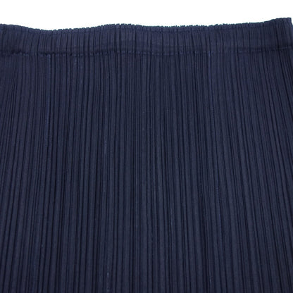 状况良好 ◆ Pleats Please Issey Miyake 裙子 PP55JG908 新款多彩基本款女式海军蓝尺码 2 PLEATS PLEASE ISSEY MIYAKE [AFB33] 