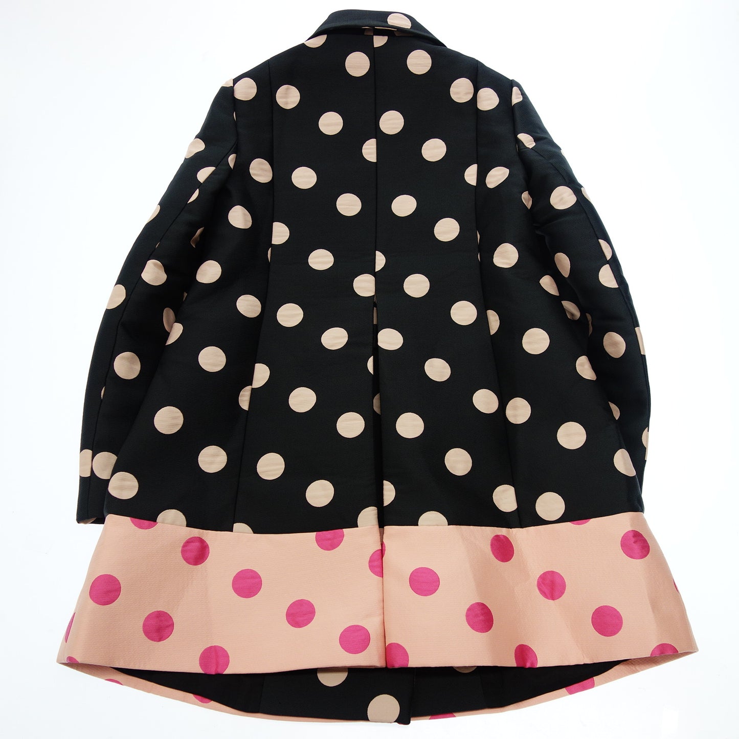 RED VALENTINO Coat Double Breasted Dot Women's Black Pink 40 RED VALENTINO [AFA18] [Used] 