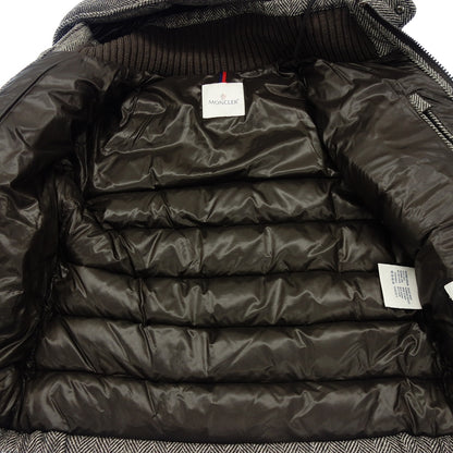 美品◆モンクレール 14AW ダウンジャケット フロリアン ヘリンボーン ブラウン ZIND-14-3325 メンズ サイズ2 MONCLER FLORIAN【AFA15】