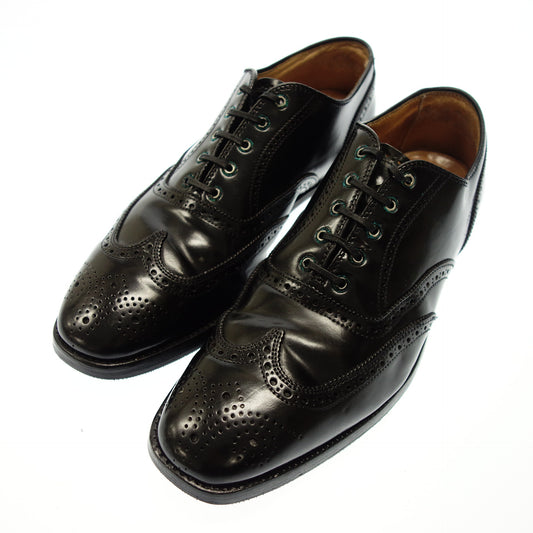 Good Condition ◆ Alden Leather Shoes 06610 Wing Tip Brooks Brothers Special Order Men's 9.5D Black Alden Brooks Brothers [AFC42] [Used] 