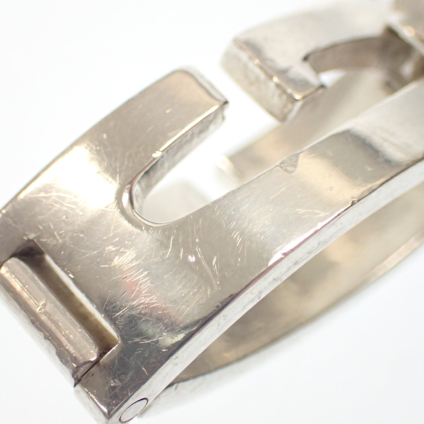 Used ◆ Gucci bangle bracelet G metal fittings SV925 silver GUCCI [LA] 