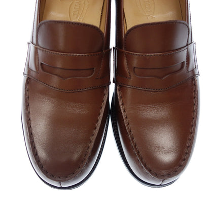 Very good condition ◆ JM Weston Leather Shoes Loafers 180 82 Last Ladies 4.5D Brown JMWESTON [LA] 