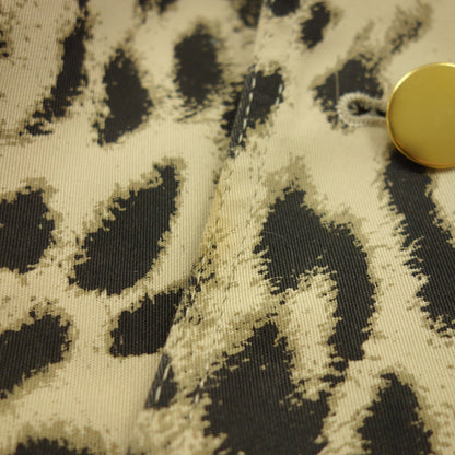 Good condition◆Dresscamp trench coat leopard pattern with belt ladies 38 beige DRESSCAMP [AFB32] 