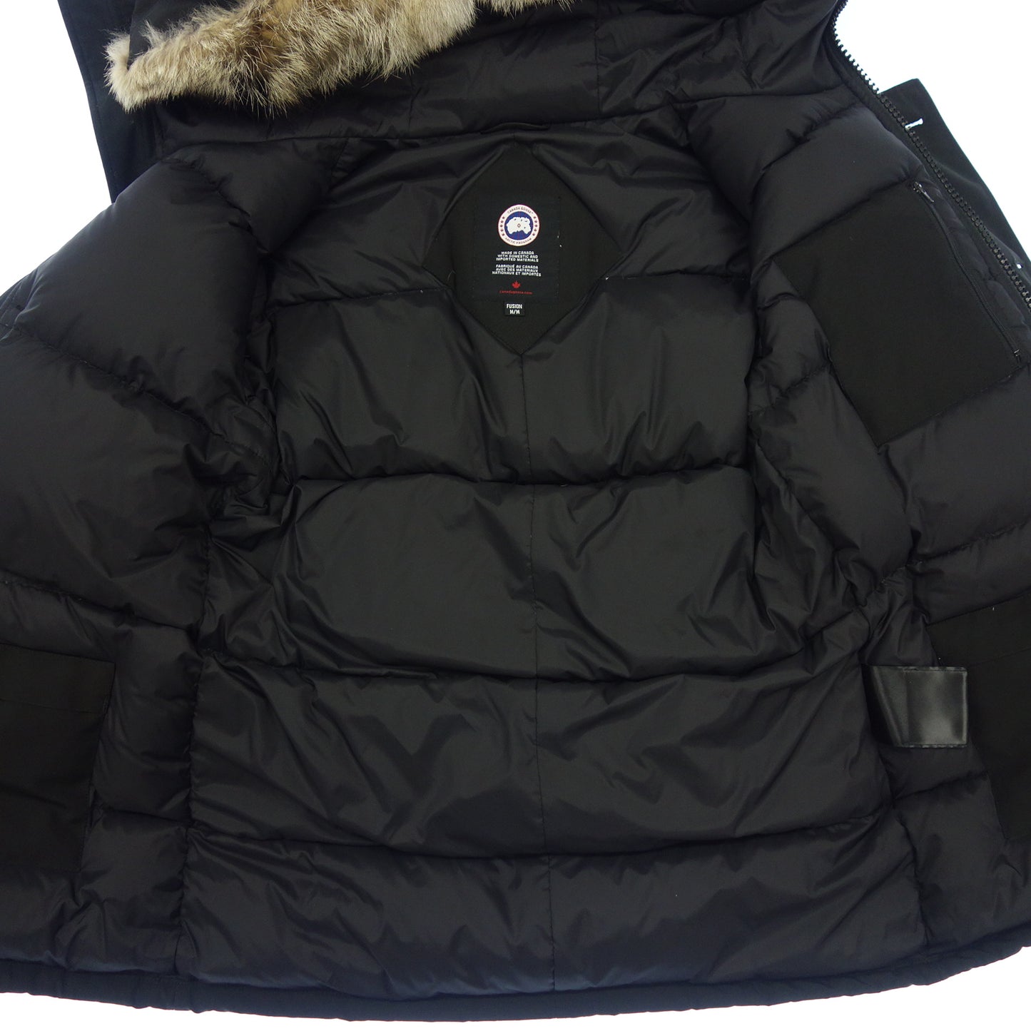 Very good condition◆Canada Goose Down Jacket 3426MA Chateau Parka Fusion Men's Black Size M Domestic Genuine Product CANADA GOOSE [AFA16] 