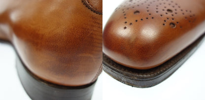 Used ◆Ralph Lauren Purple Label Leather Shoes S7065 Single Strap Men's Brown Size 7.5E RALPH LAUREN PURPLE LABEL [AFD9] 