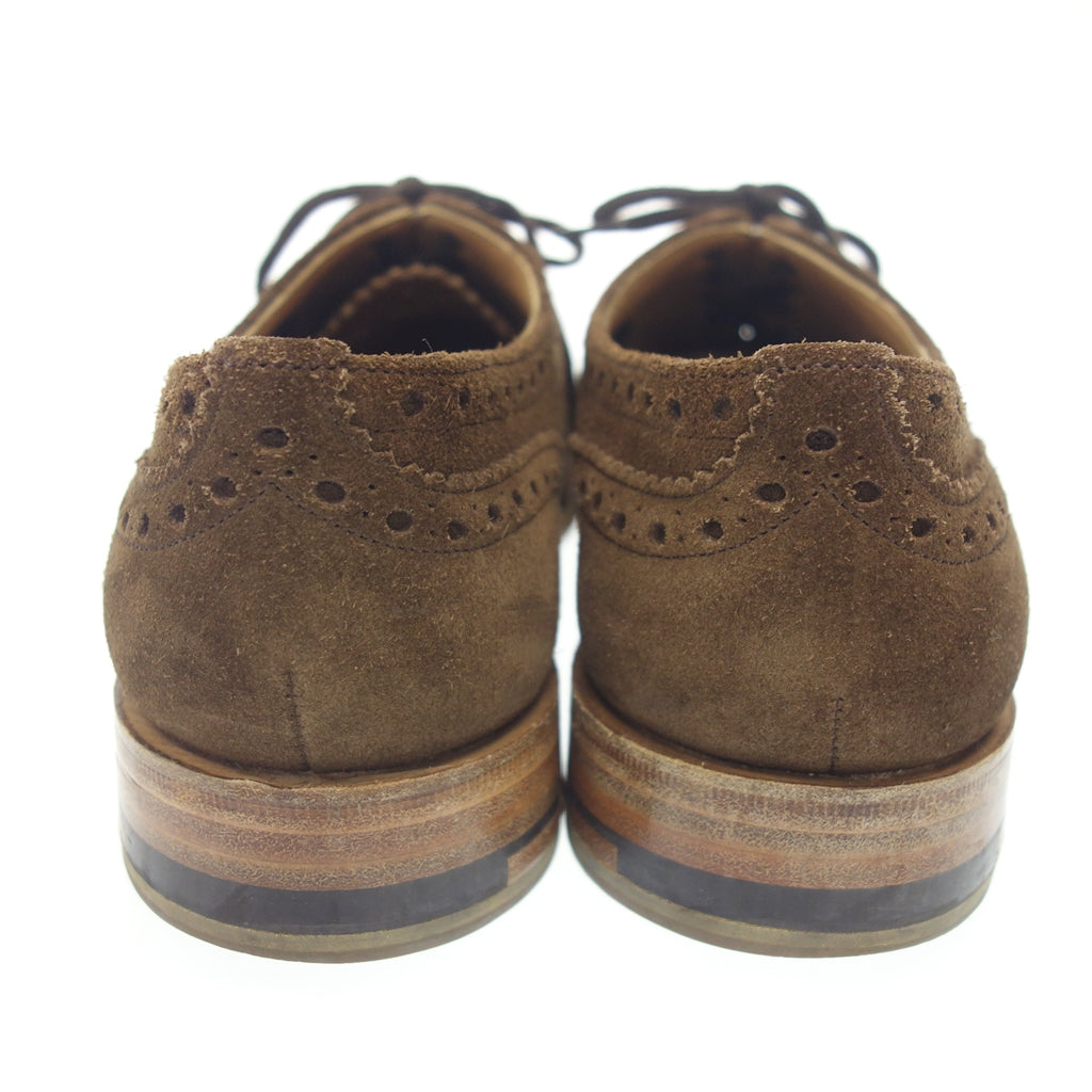 Very good condition◆Church leather shoes full brogue 5 cities Burwood 2 suede brown men's UK60G church's BURWOOD [LA] 