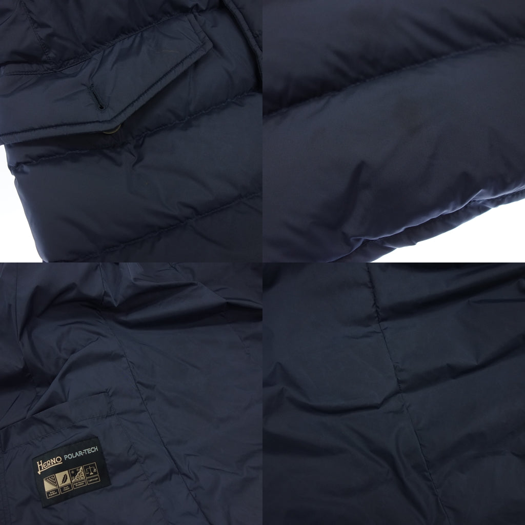 HERNO Down Coat Polartec Jacket Men's 48 Navy HERNO [AFA13] [Used] 