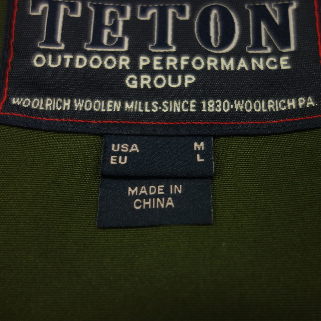 Woolrich Teton GORETEX ダウンジャケット XS オリーブ 美品 ウールリッチ TETON ダウン ゴアテックス カーキ フード XS