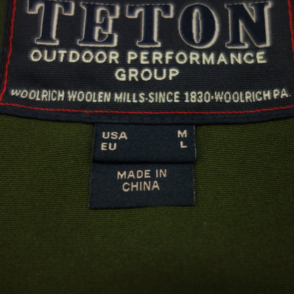 状况非常好 ◆ Woolrich Mountain 羽绒服 1702068 Gore-Tex 男式绿色 M,L TETON GORE-TEX WOOLRICH [AFB18] 