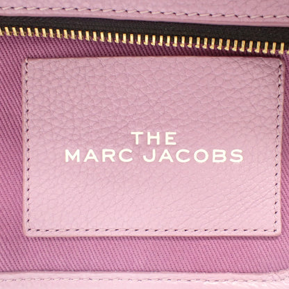 極美品◆マークジェイコブス トート バッグ ザ レザー ミディアム パープル MARC JACOBS【AFE10】