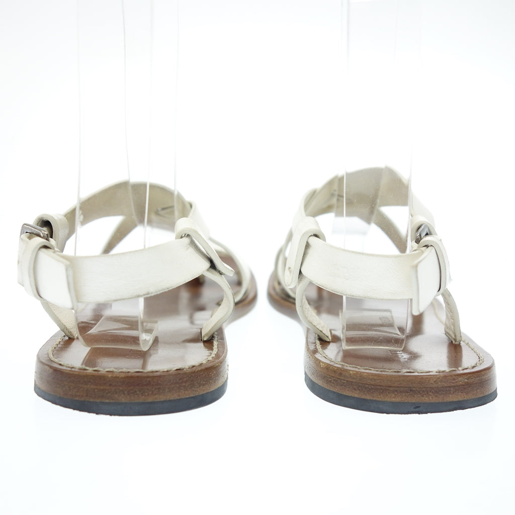 Used ◆BOTTEGA VENETA Sandals Leather Women's 35.5 White BOTTEGA VENETA [AFC19] 