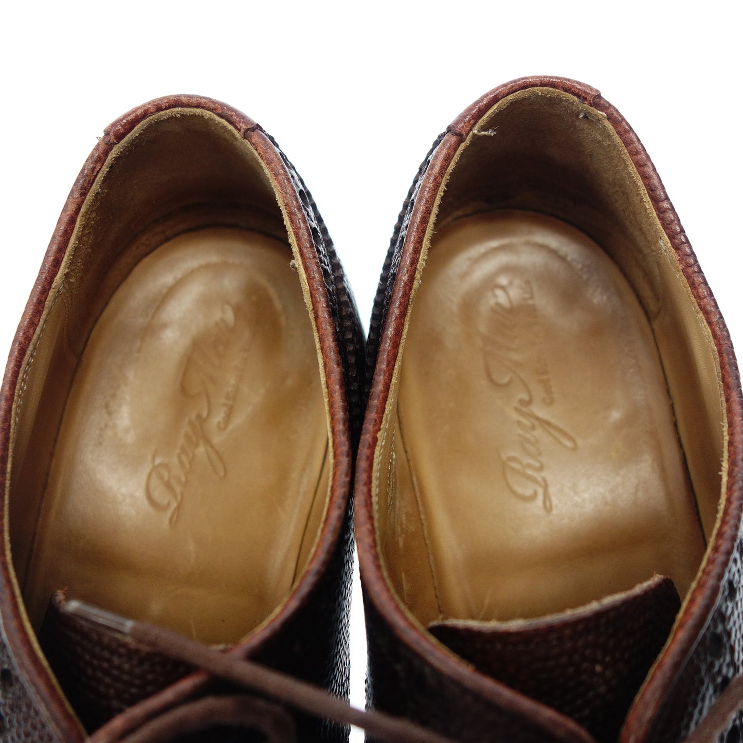 Good Condition ◆ Raymar Leather Shoes Wing Tip Oliver Grained Leather Men's Brown Size 8.5 RAYMAR [AFC36] 