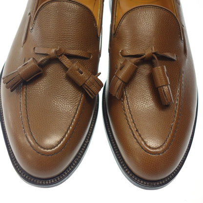 Like new◆Scotch grain tassel loafer grain leather men's 26.5EE brown SCOTCH GRAIN [AFC44] 