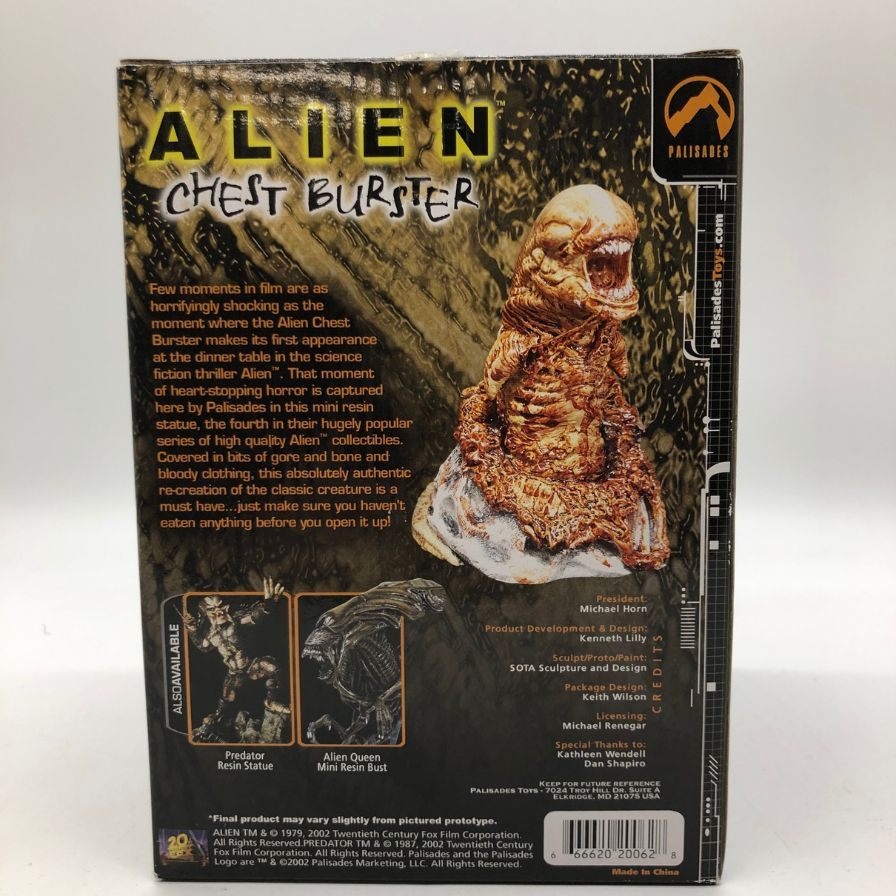 状态非常好 ◆ Palisades 手办 Alien Alien Chest Buster 限量版 3000 个 PALIISADES [7F] 