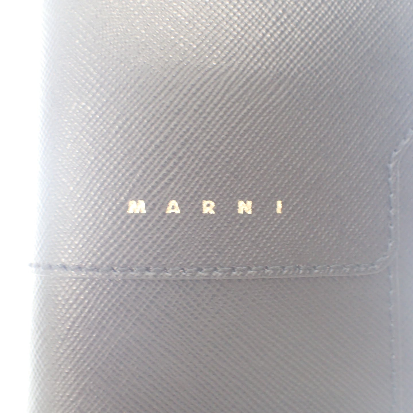 極美品◆マルニ コンパクトウォレット サフィアーノレザー MARNI【AFI1】