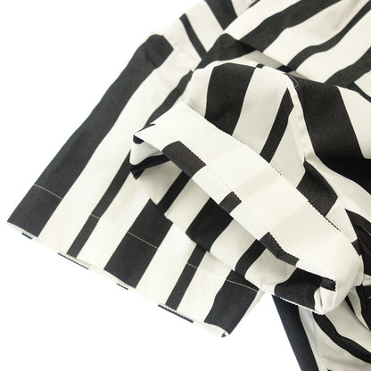 Good condition◆Sacai 20SS short sleeve shirt blouse pullover striped ladies size 3 black x white 20-05081 Sacai [AFB37] 