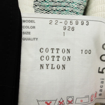 Sacai Blouson Rug Cotton Jacquard 22-5993 Women's 1 Multi Sacai [AFB8] [Used] 