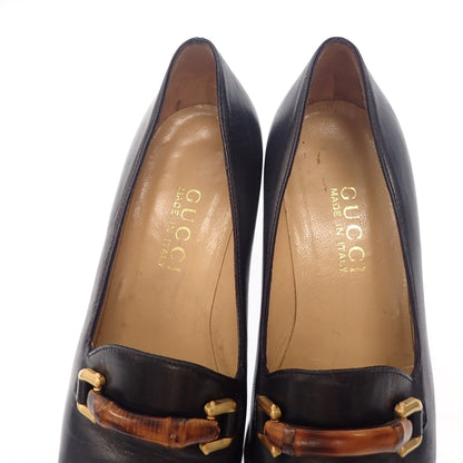 Very good condition ◆ Gucci leather pumps bamboo GUCCI [AFC1] 