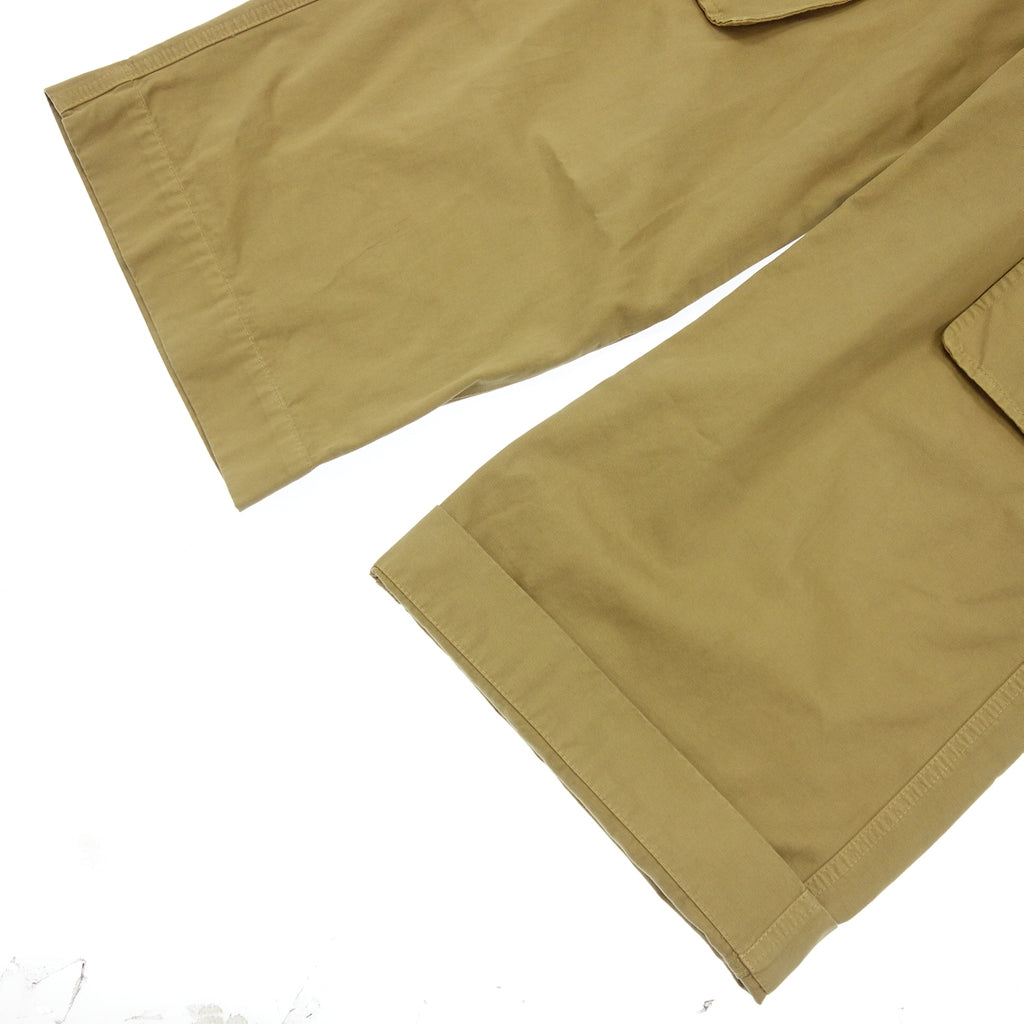 中古◆ドリスヴァンノッテン パンツ ワイドカーゴパンツ コットン メンズ サイズ36 ベージュ系  DRIES VAN NOTEN【AFB18】