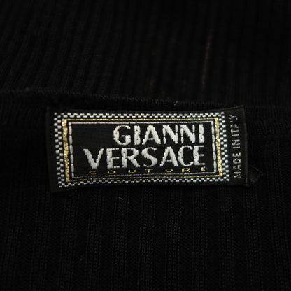 ジャンニヴェルサーチ アンサンブル トップス カーディガン レディース ブラック GIANNI VERSACE【AFB13】【中古】