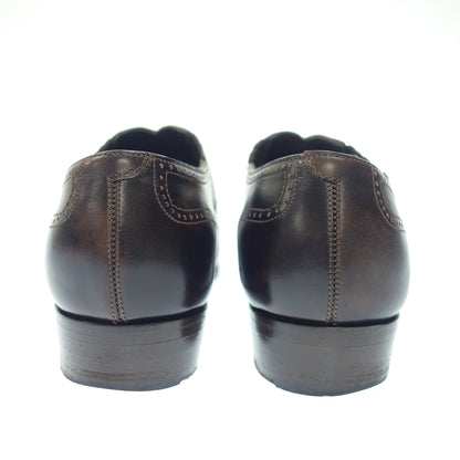 Good condition ◆ Anthony Cleverley Leather Shoes Side Elastic CHURCHILL Men's 6 Brown ANTHONY CLEVERLEY [LA] 