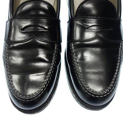 Used ◆Alden leather shoes loafers 987 cordovan van last men's 9 black Alden VAN [LA] 