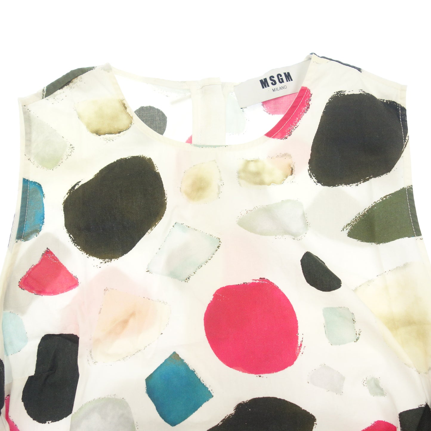 Very good condition ◆MSGM shirt pattern ladies multicolor 40 MSGM [AFB12] 