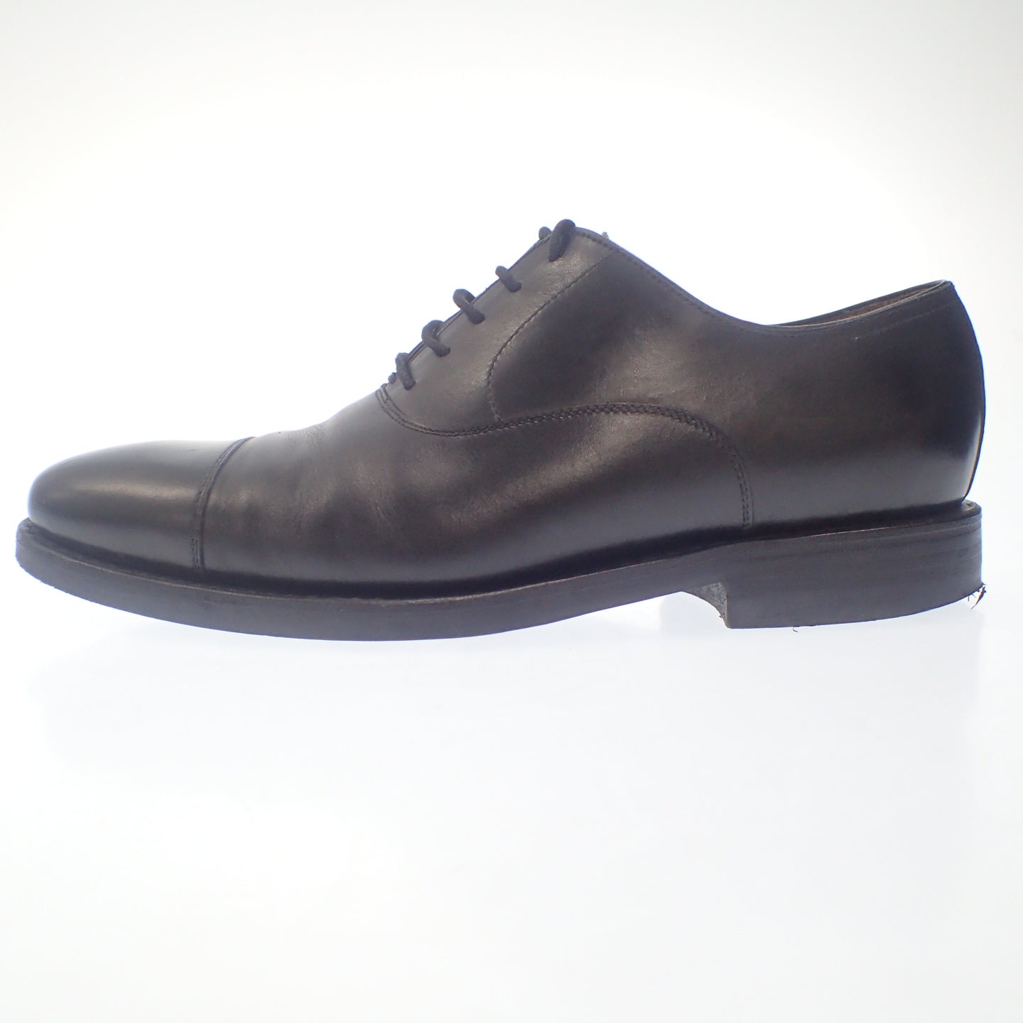 Good Condition◆Jalan Sriwijaya Leather Shoes Straight Tip 98321 Black Size 7 Jalan Sriwijaya [AFC21] 