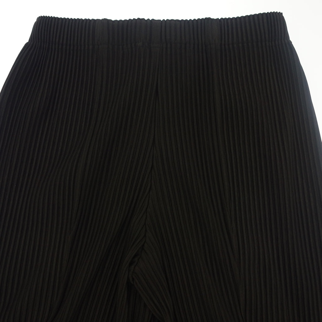 Very good condition◆Issey Miyake Homme Plisse Pants Pleated Pants Men's Black Size 2 HOMME PLISSE ISSEY MIYAKE [AFB4] 