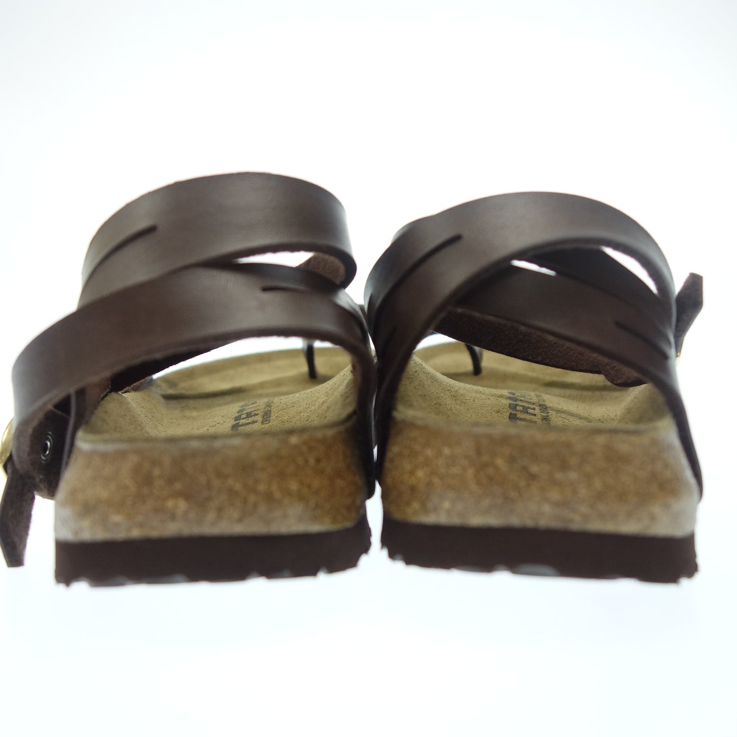 極美品◆タタミ ビルケンシュトック サンダル モルジブ メンズ 42 茶系 TATAMI BIRKENSTOCK Maldive【AFC52】