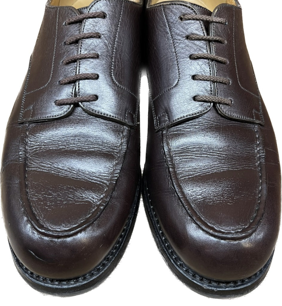 Used ◆JM Weston leather shoes U tip 641 golf dark brown 8E JMWESTON 