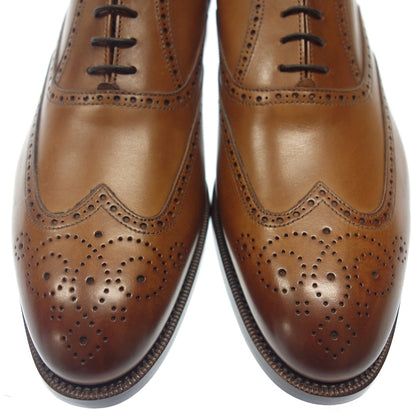 Like new◆Dunhill leather shoes full brogue brown men's size 43.5 dunhill [AFD6] 