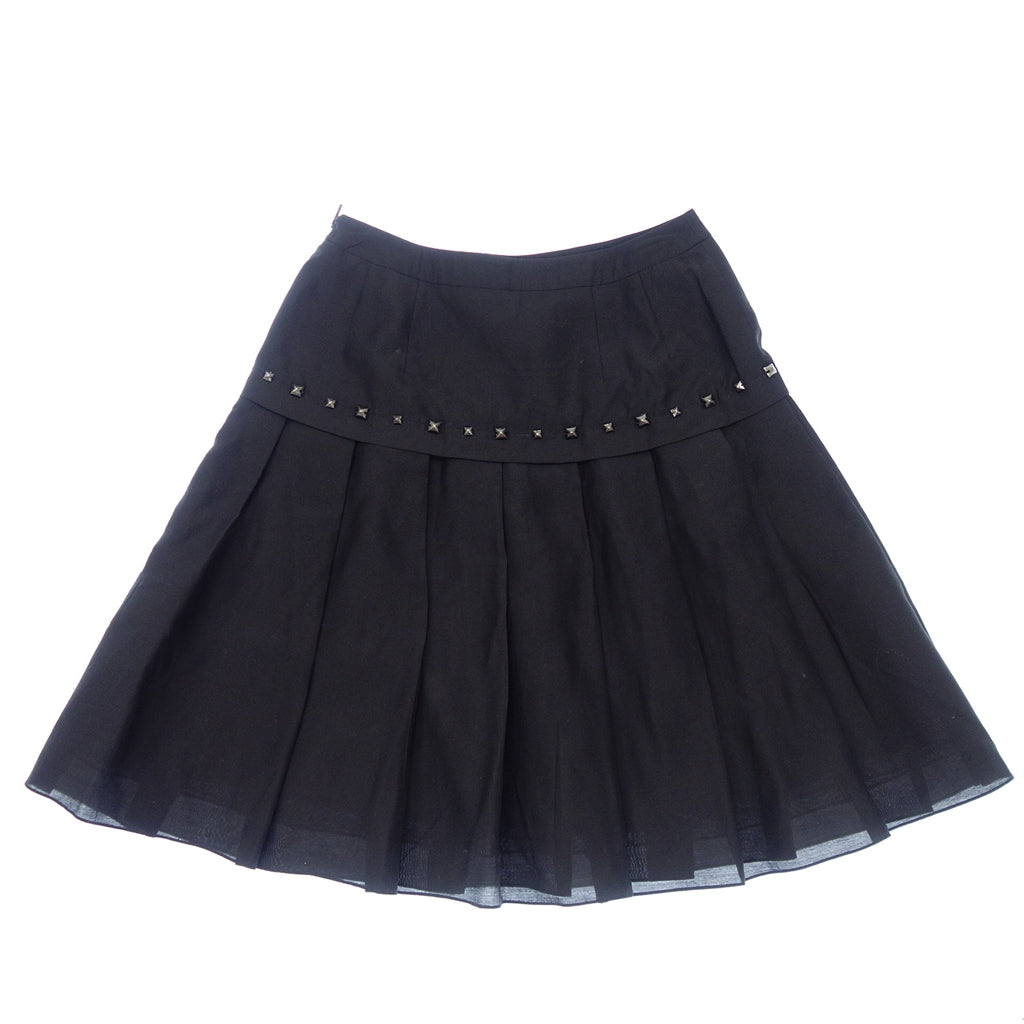 Very good condition ◆ Rene Studded Skirt Women's Black Size 36 Rene [AFB12] 