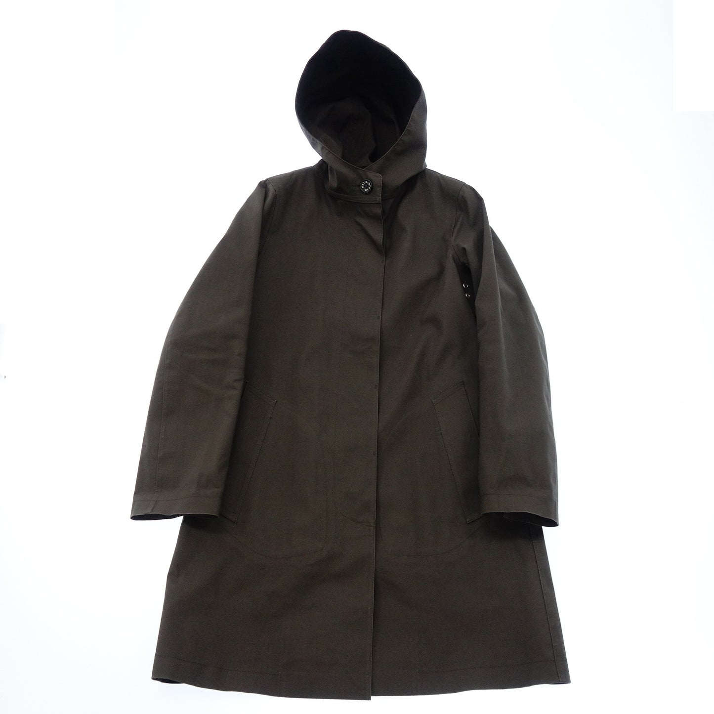 Mackintosh Hooded Coat Rubberized Brown Women's 32 MACKINTOSH [AFA3] [Used] 