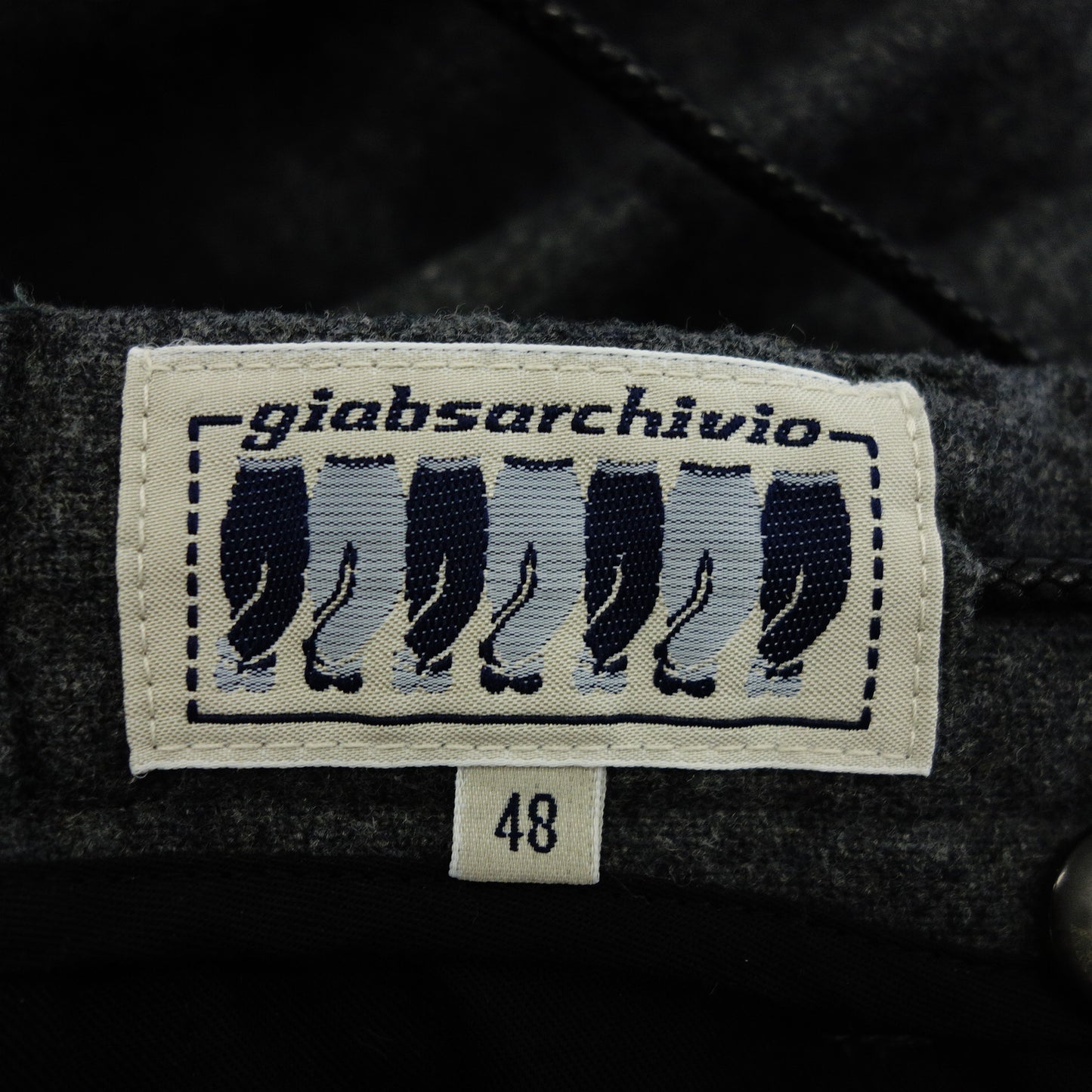 giab's ARCHIVIO MASACCIO slacks Masaccio wool gray 48 men's gray giab's ARCHIVIO MASACCIO [AFB37] [Used] 