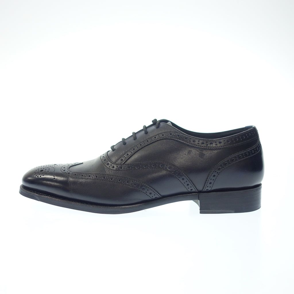 Very good condition ◆ Otsuka Plus Leather Shoes Full Brogue Men's 25.5 Black 1704046 OP1003 Otsuka+ [AFC43] 