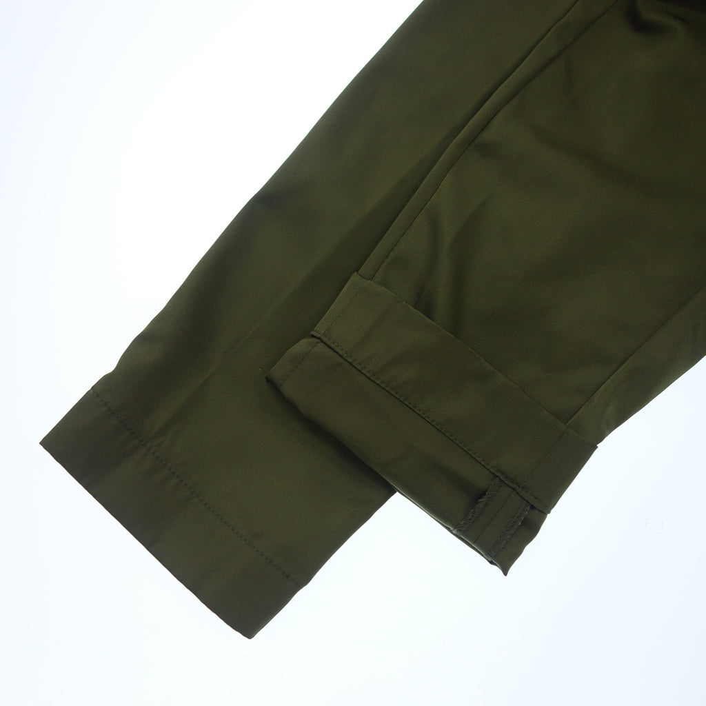 Very good condition ◆ Ivo BRINDISI belted nylon coat men's size 46 olive hevo BRINDISI [AFB42] 