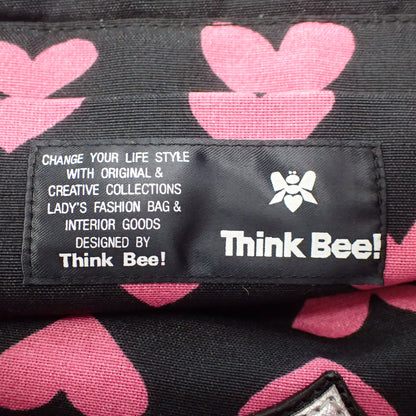 Think Bee Just Heart 手提包花卉图案 Think Bee！刚心【AFE10】【二手】 