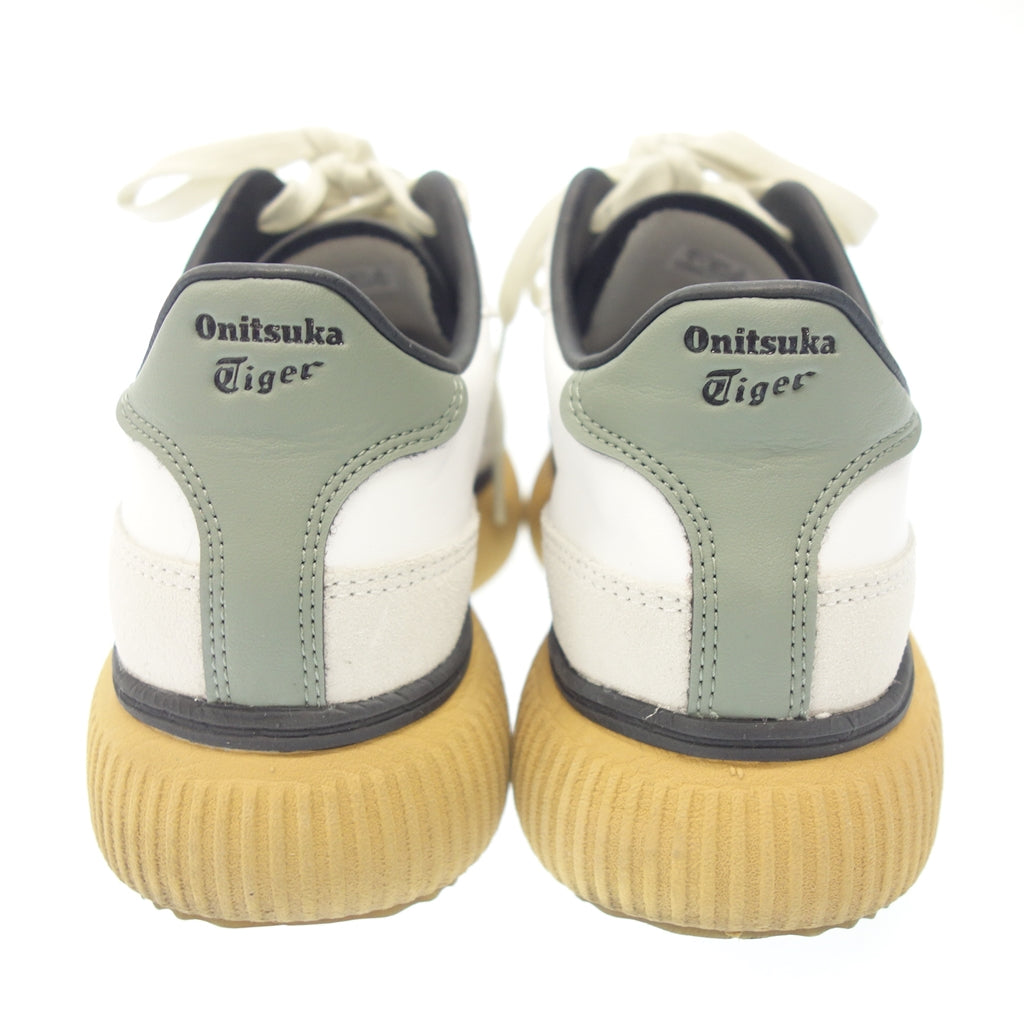 状况良好 ◆ Onitsuka Tiger 厚底运动鞋 Delecity 1183B874 女式 白色 23.5 厘米 Onitsuka Tiger DELECITY [AFC45] 