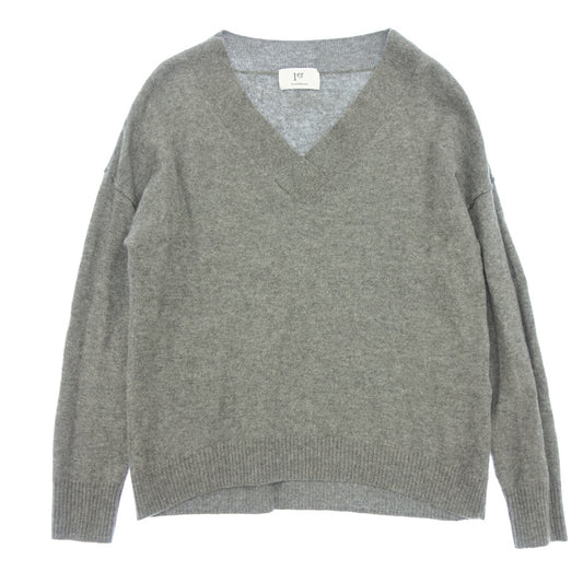 Good condition ◆ Premier Arrondissement Knit Cashmere Women's Gray Size 38 1er Arrondissement [AFB42] 