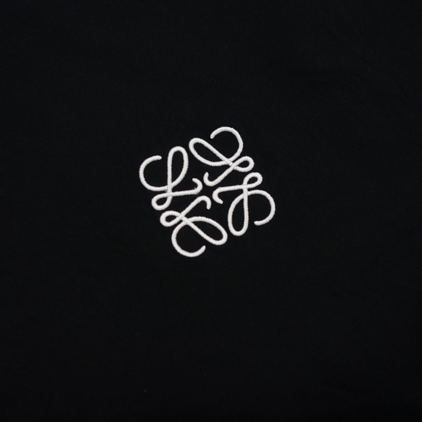 Very good condition ◆LOEWE T-shirt Anagram logo embroidery Men's XL Black LOEWE [AFB34] [Used] 