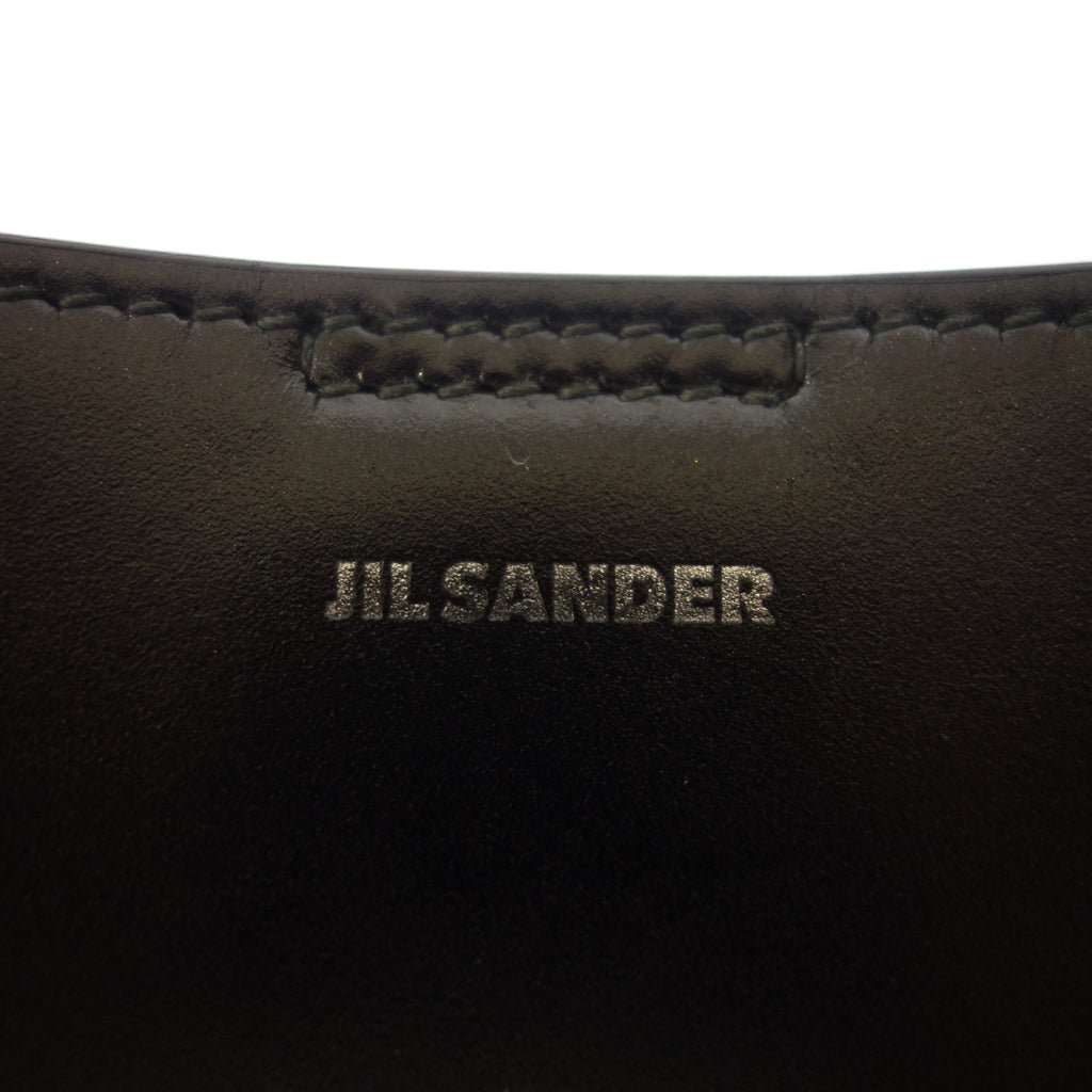 Good condition ◆ JILSANDER shoulder bag tangle small leather black JILSANDER [AFE12] 