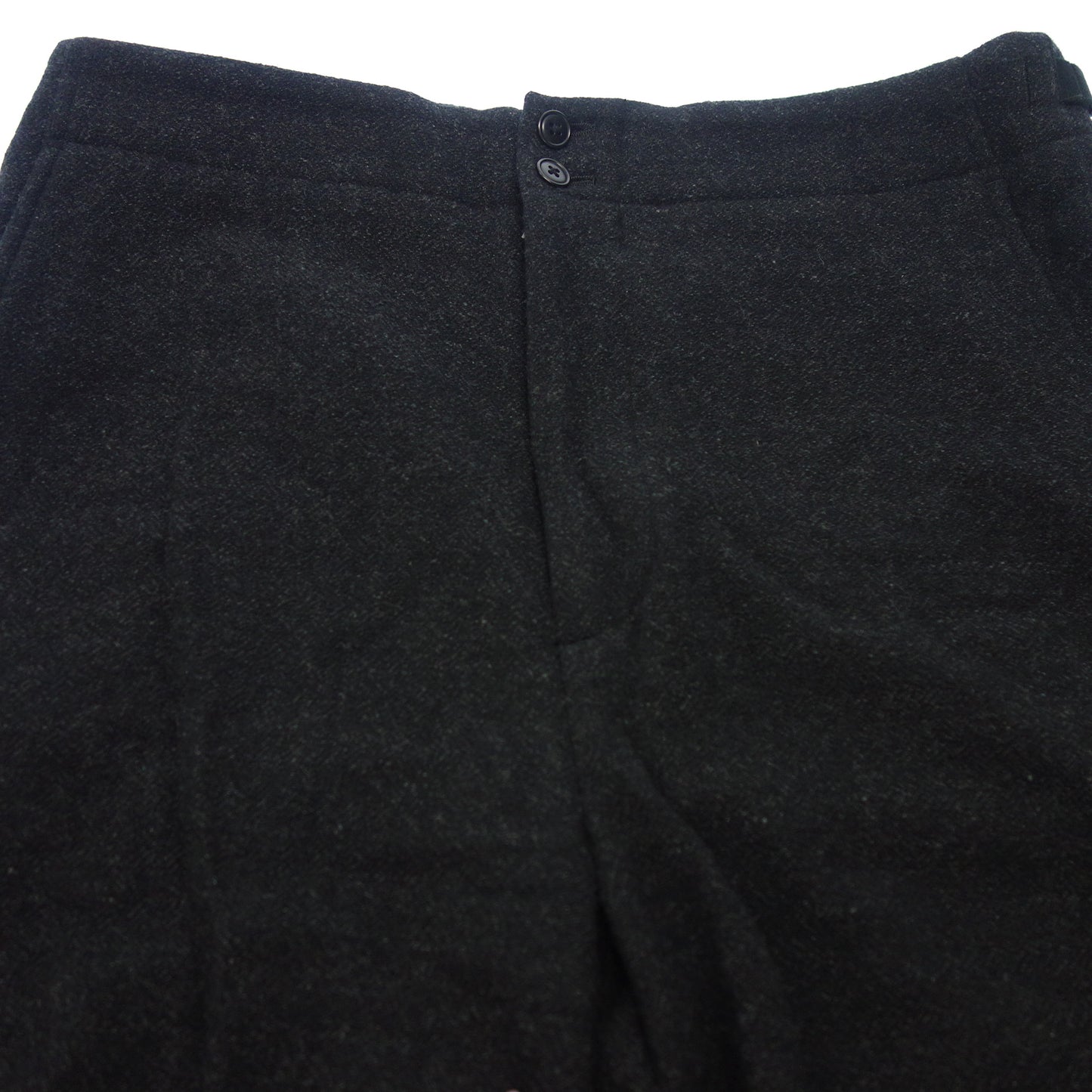 Good condition ◆ ULTERIOR wool x cashmere blend pants black size 4 ULTERIOR [AFB30] 