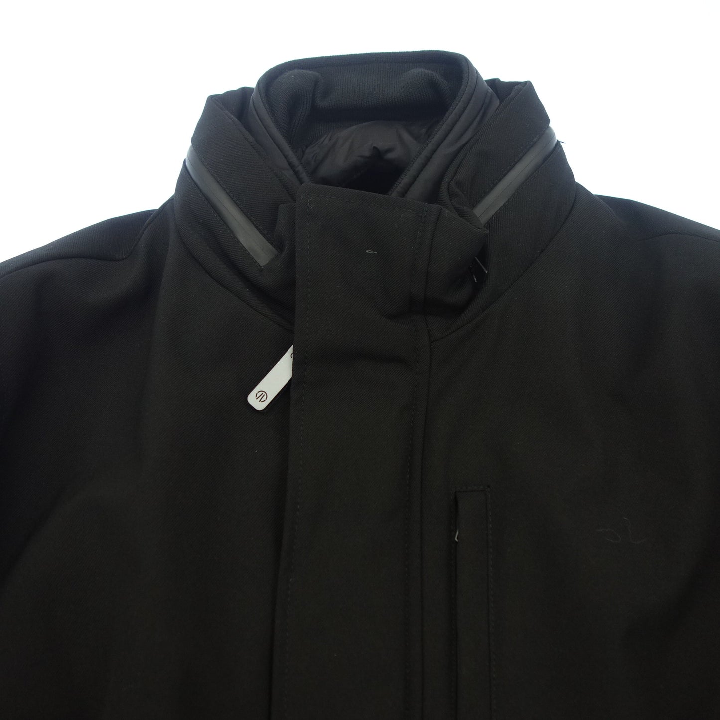 Very good condition ◆ Adhoc coat stand collar with drawcord liner men's black size 54 Adhoc [AFA11] 