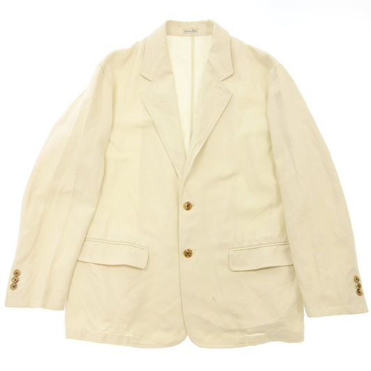 Good condition ◆ Stephen Alan 2B jacket cotton linen men's M white STEVEN ALAN [AFB45] 