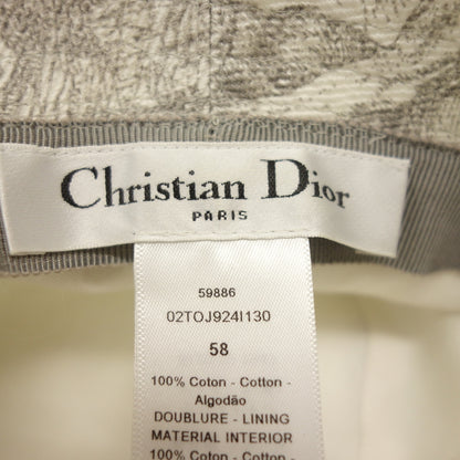 Good condition◆Christian Dior Bucket Hat White Size 58 Christian Dior [AFI23] 