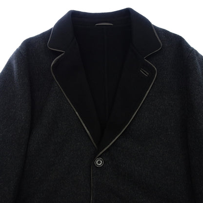 Good condition ◆ Ermenegildo Zegna coat wool men's black size 46 Ermenegildo Zegna [AFB9] 